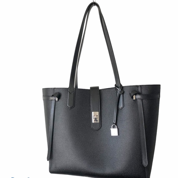 Michael Kors large black shoulder tote purse bag